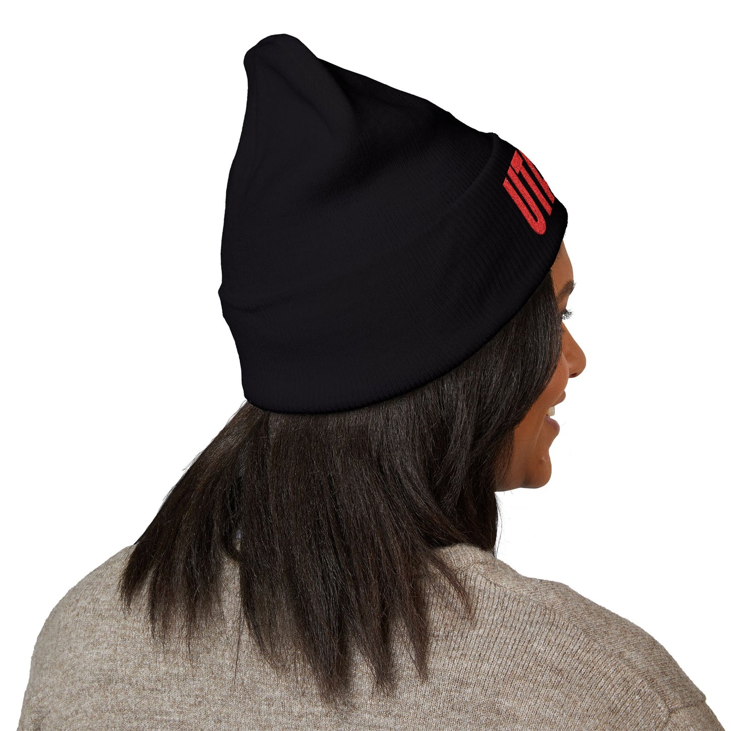 VibeAF Embroidered Classic Cuffed Beanie - Cozy Style for All Seasons